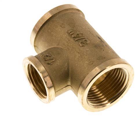 Rp 3/4'' x Rp 1/2'' Brass Tee 16 Bar