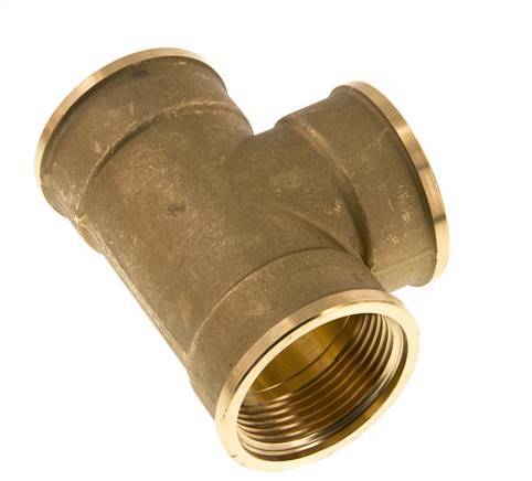G 1 1/4'' Brass Tee 16 Bar