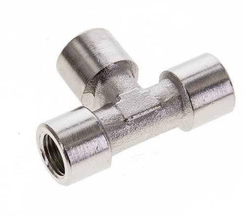 G 1/8'' Nickel plated Brass Tee 16 Bar [2 Pieces]