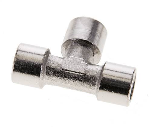 G 1/8'' Nickel plated Brass Tee 16 Bar [2 Pieces]