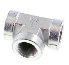 G 3/4'' Zinc plated Steel Tee 200 Bar - Hydraulic