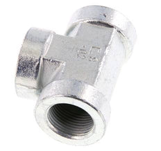 G 3/4'' Zinc plated Steel Tee 200 Bar - Hydraulic