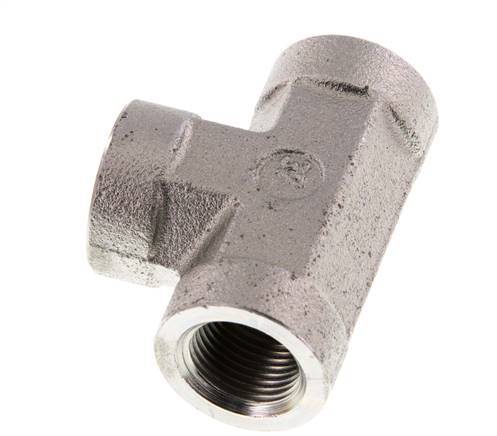 G 3/8'' Zinc plated Steel Tee 250 Bar - Hydraulic