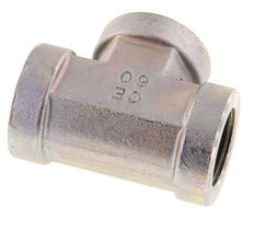 G 1'' Zinc plated Steel Tee 160 Bar - Hydraulic