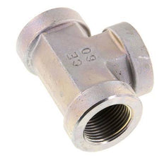 G 1'' Zinc plated Steel Tee 160 Bar - Hydraulic