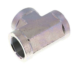 G 1 1/2'' Zinc plated Steel Tee 160 Bar - Hydraulic