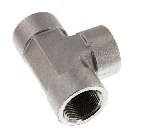 G 1 1/4'' Zinc plated Steel Tee 160 Bar - Hydraulic