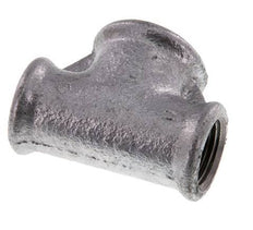 Rp 1/2'' x Rp 3/4'' Zinc plated Cast iron Tee 25 Bar