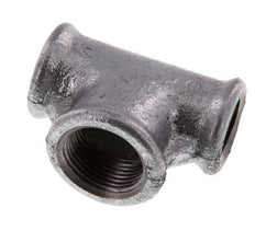 Rp 1/2'' x Rp 3/4'' Zinc plated Cast iron Tee 25 Bar