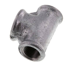 Rp 1/2'' x Rp 3/4'' Zinc plated Cast iron Tee 25 Bar