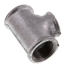 Rp 1'' x Rp 3/4'' Zinc plated Cast iron Tee 25 Bar [2 Pieces]