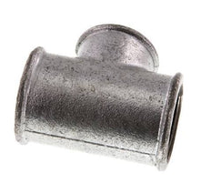 Rp 1 1/2'' x Rp 1 1/4'' Zinc plated Cast iron Tee 25 Bar