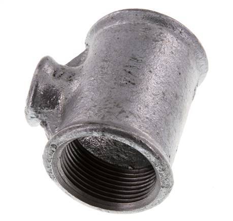 Rp 1 1/4'' x Rp 1/2'' Zinc plated Cast iron Tee 25 Bar