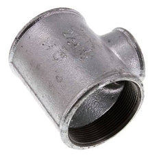 Rp 2 1/2'' x Rp 1 1/2'' Zinc plated Cast iron Tee 25 Bar