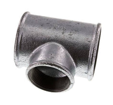 Rp 2 1/2'' x Rp 2'' Zinc plated Cast iron Tee 25 Bar