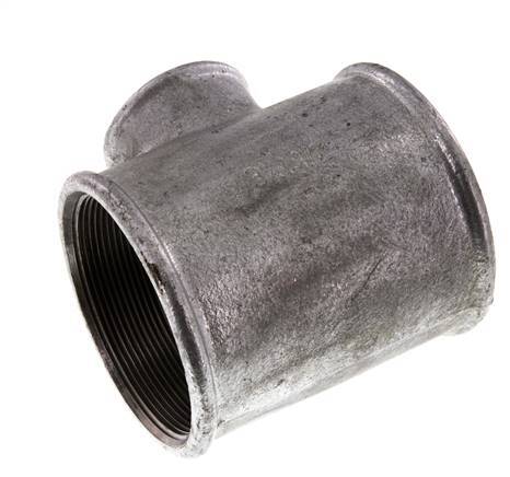 Rp 3'' x Rp 1 1/2'' Zinc plated Cast iron Tee 25 Bar