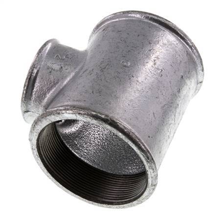 Rp 3'' x Rp 2'' Zinc plated Cast iron Tee 25 Bar