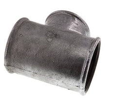 Rp 3'' x Rp 2 1/2'' Zinc plated Cast iron Tee 25 Bar