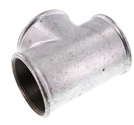 Rp 3'' Zinc plated Cast iron Tee 25 Bar