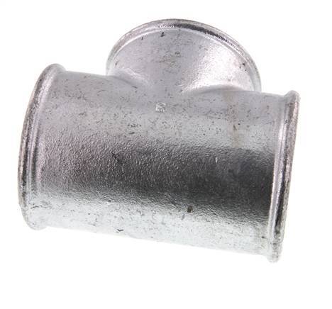 Rp 3'' Zinc plated Cast iron Tee 25 Bar