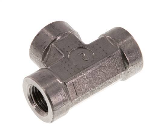 G 1/4'' Stainless steel Tee 350 Bar - Hydraulic