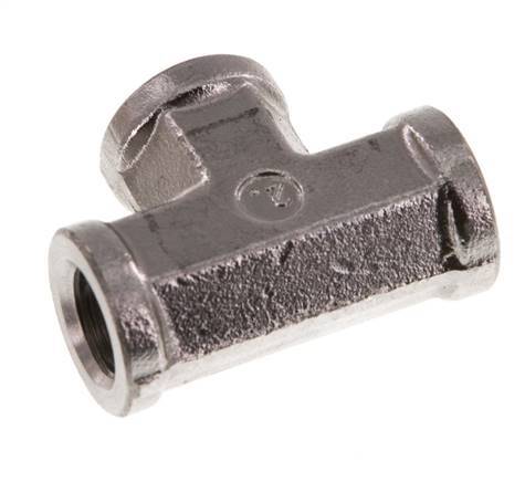 G 1/8'' Stainless steel Tee 350 Bar - Hydraulic