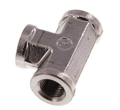 G 1/8'' Stainless steel Tee 350 Bar - Hydraulic