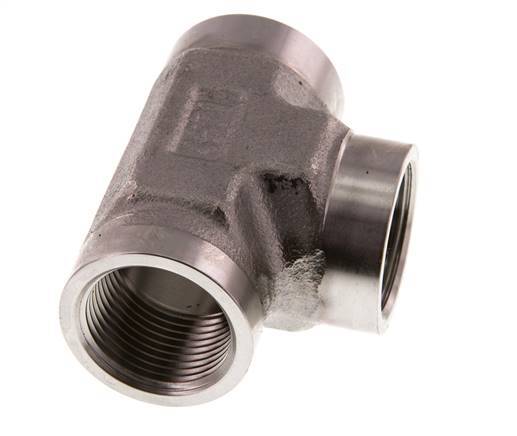 G 3/4'' Stainless steel Tee 200 Bar - Hydraulic