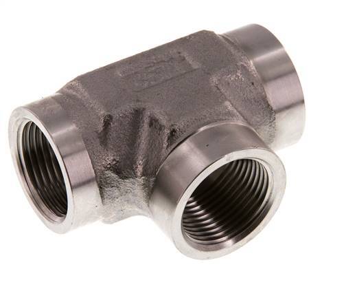 G 3/4'' Stainless steel Tee 200 Bar - Hydraulic