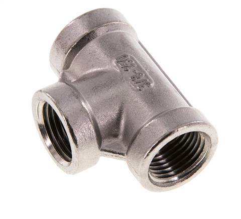 3/8'' NPT Stainless steel Tee 16 Bar