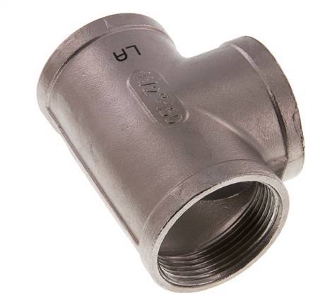 Rp 1 1/2'' Stainless steel Tee 10 Bar