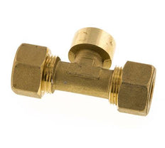 G 1/2'' x 16mm Brass Tee Compression Fitting 76 Bar DIN EN 1254-2