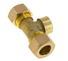 G 1/2'' x 18mm Brass Tee Compression Fitting 67 Bar DIN EN 1254-2