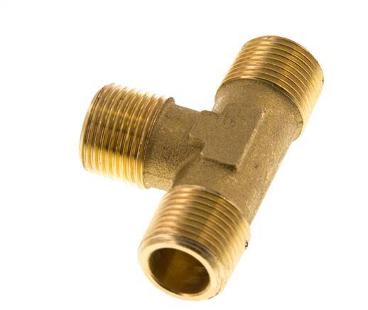 R 3/8'' Male Brass Tee 16 Bar