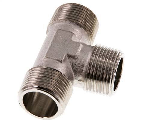 R 3/4'' Male Nickel plated Brass Tee 16 Bar