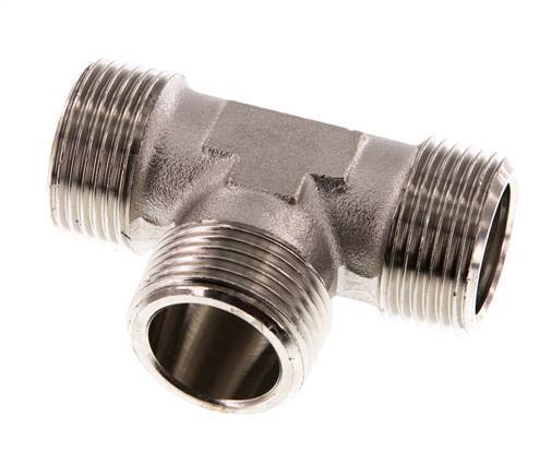 R 1'' Male Nickel plated Brass Tee 16 Bar