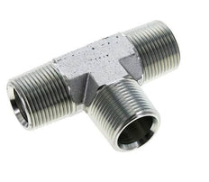 1'' NPT Male Zinc plated Steel Tee 140 Bar - Hydraulic