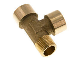 R 1/2'' x G 1/2'' M/F Brass Tee 16 Bar