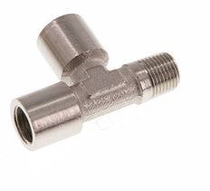 R 1/8'' x G 1/8'' M/F Nickel plated Brass Tee 16 Bar [2 Pieces]