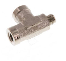 M5 x M5 M/F Nickel plated Brass Tee 16 Bar [2 Pieces]