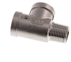 R 1/2'' x Rp 1/2'' M/F Stainless steel Tee 16 Bar