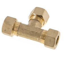 14mm Brass Tee Compression Fitting 89 Bar DIN EN 1254-2