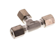 6L Stainless steel Tee Compression Fitting 315 Bar DIN 2353