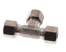 10S Stainless steel Tee Compression Fitting 630 Bar DIN 2353