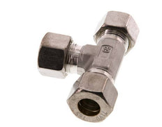 16S Stainless steel Tee Compression Fitting 400 Bar DIN 2353