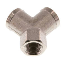 G 1/8'' Nickel plated Brass Y-Piece 16 Bar [2 Pieces]