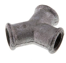 Rp 3/8'' Zinc plated Cast iron Y-Piece 25 Bar