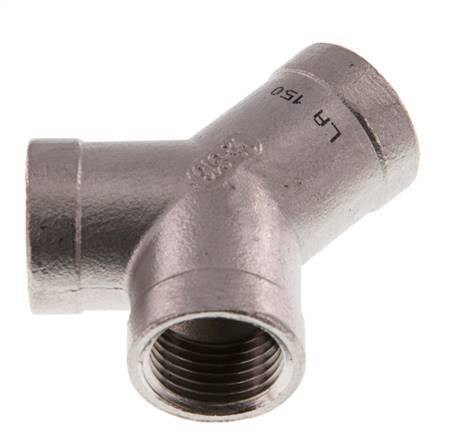 Rp 1/2'' Stainless steel Y-Piece 16 Bar