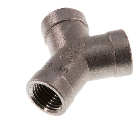 Rp 1/4'' Stainless steel Y-Piece 16 Bar