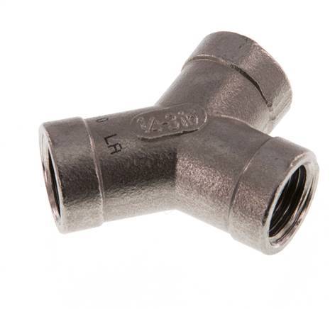 Rp 1/4'' Stainless steel Y-Piece 16 Bar